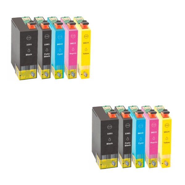 Epson 33XL Pack 10 Cartuchos Tinta Compatible