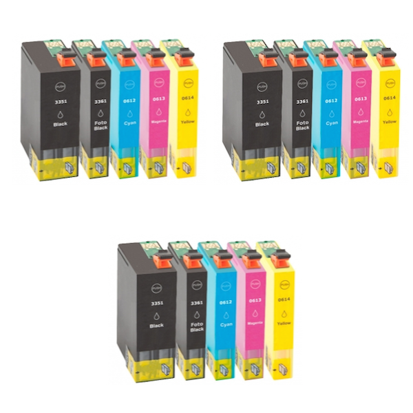 Epson 33XL Pack 15 Cartuchos Tinta Compatible