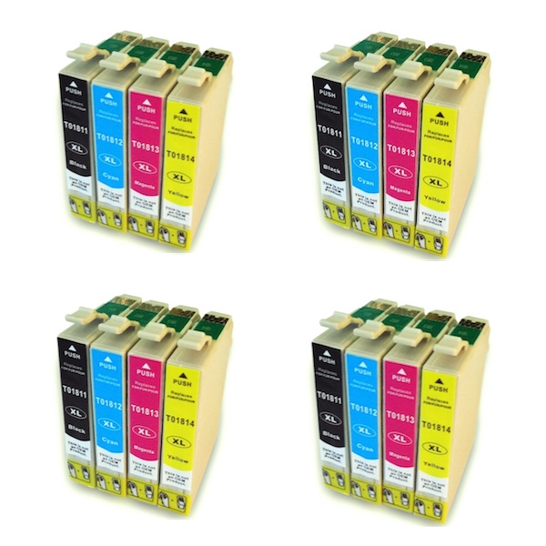 Epson 18XL Pack 16 Cartuchos Tinta Compatible