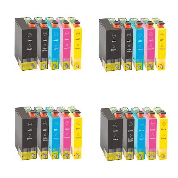 Epson 33XL Pack 20 Cartuchos Tinta Compatible