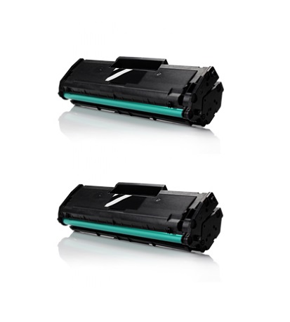 Pack 2 Toner Samsung MLT-D101S Negro Compatible