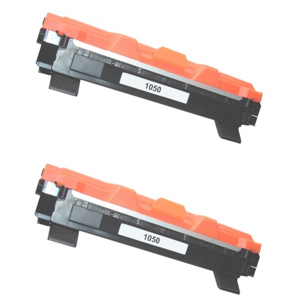 Pack 2 Brother TN1050 Toner Compatible