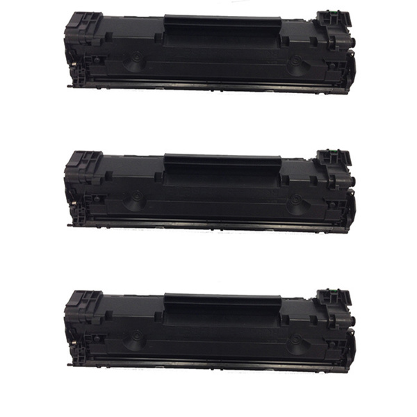 Pack 3 Toner Hp CF283A / 83A Negro Compatible