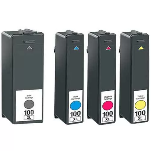 Pack 4 Lexmark 100XL Cartuchos Compatibles