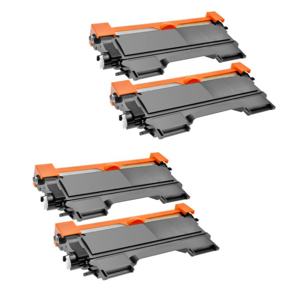 Pack 4 Brother TN2220 TN2010 Toner Compatible