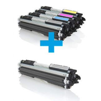 Pack 5 Toner Hp CE310A CE311A CE312A CE313A Compatible