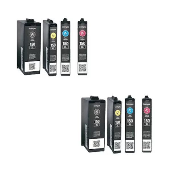 Pack 8 Lexmark 150XL Cartuchos Compatibles