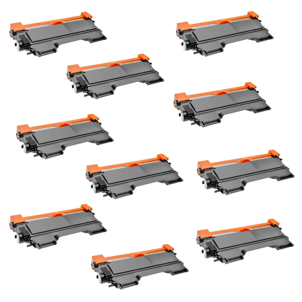 Pack 10 Brother TN2220 TN2010 Toner Compatible