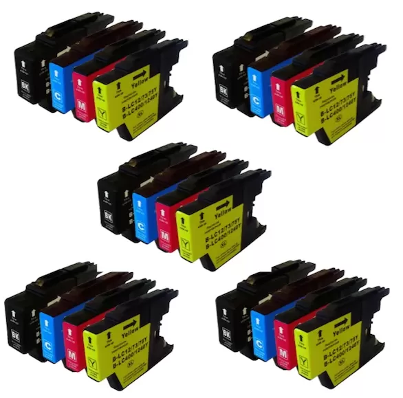 Pack 20 Cartuchos Tinta Brother LC1240 Compatible