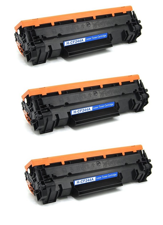 Pack 3 Unidades Toner Hp CF244A / 44A Compatible