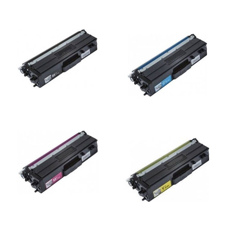 Pack 4 Brother TN-421 / TN-423 Toner Compatible