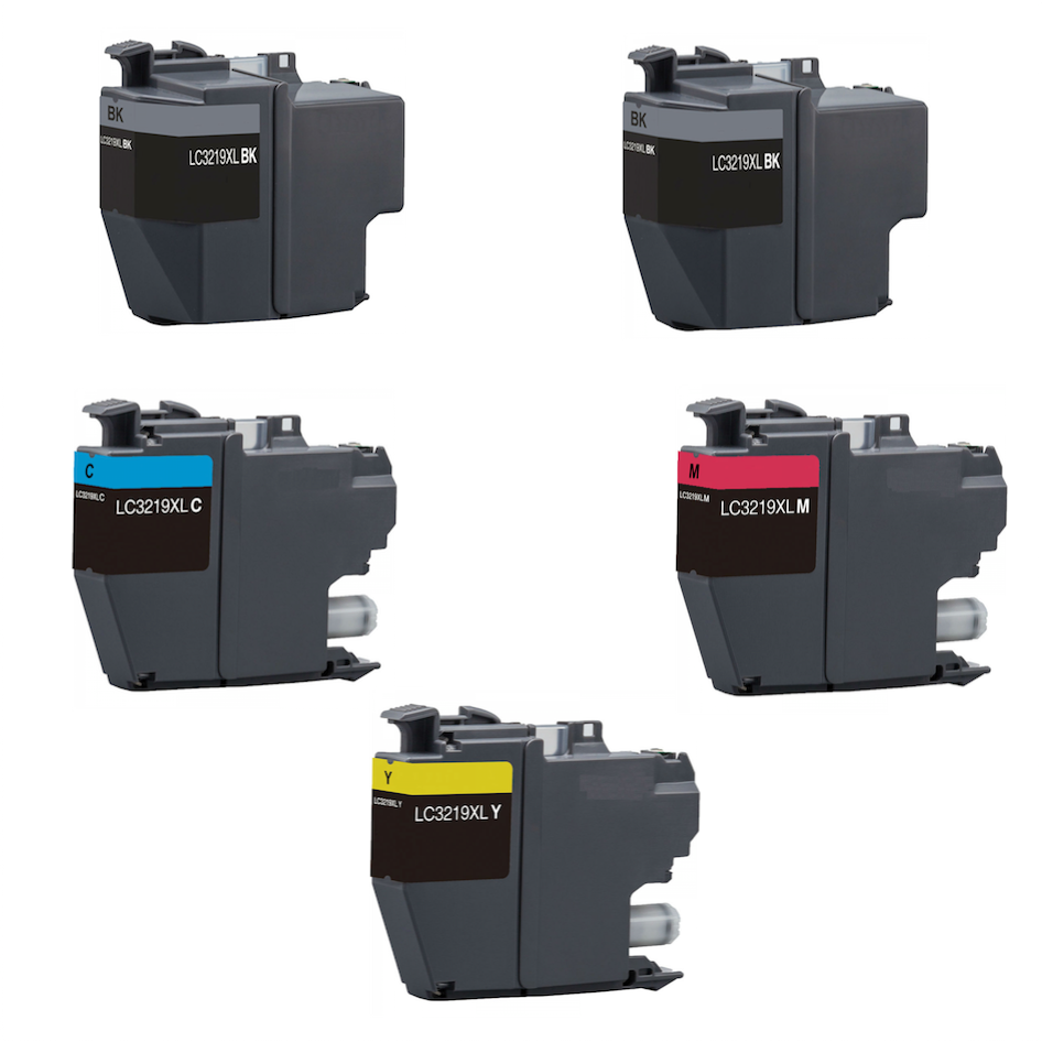 Brother LC3219XL Tinta Compatible Pack 5 Cartuchos
