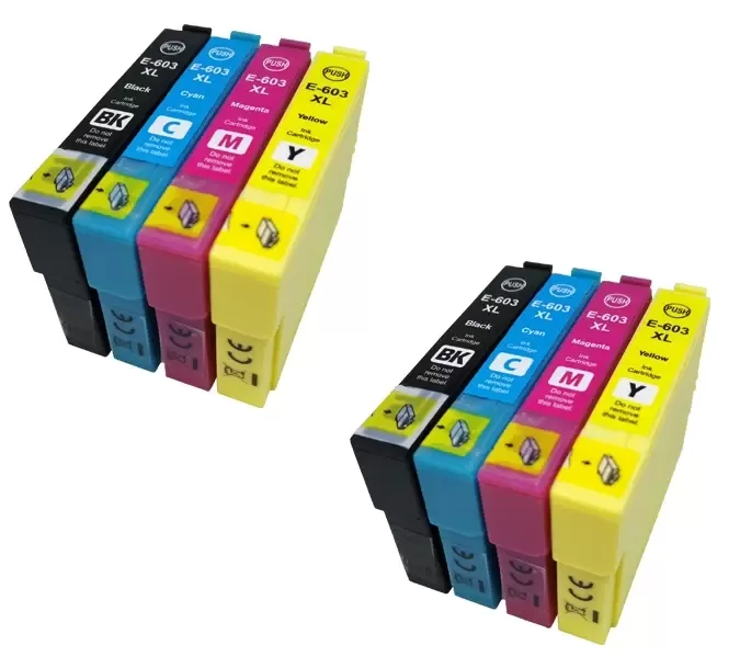 Cartucho Epson 603XL Compatible - Pack 8 Colores de Tinta