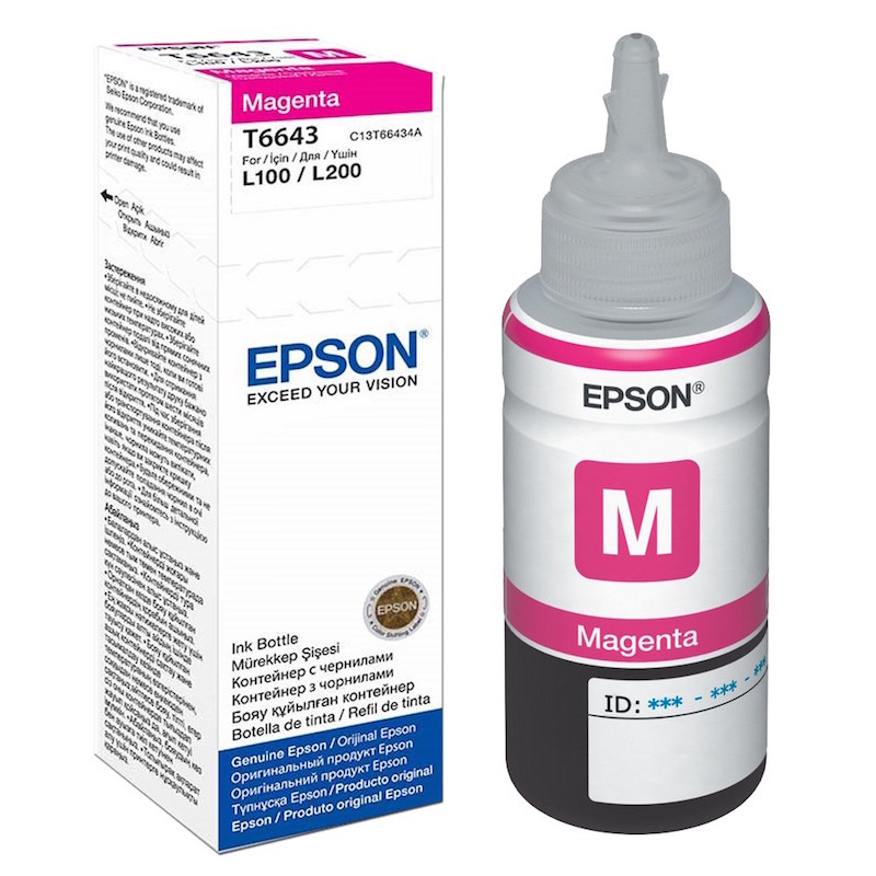 Cartucho Tinta Original Epson T6643 Magenta : Precio de Compra Online