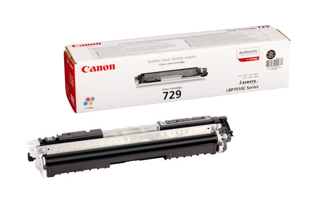 Cartucho Toner Canon 729BK Negro Original