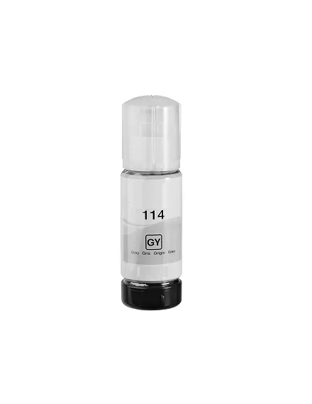 Botella Tinta Epson 114 Gris Compatible
