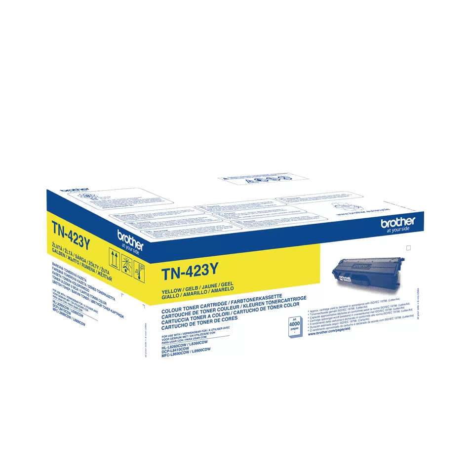 Toner Giallo TN423/TN421 Compatibile Brother – Per MFC-L8690CDW, L8900CDW, HL-L8360CDW, DCP-L8410CDW