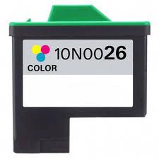 Cartucho Tinta Lexmark 26 Tricolor Compatible